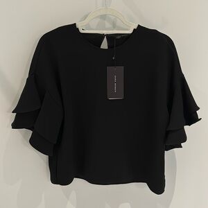 Zara business casual blouse